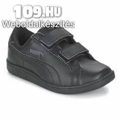 25-ös puma cipő fekete Smash Tm inf 61