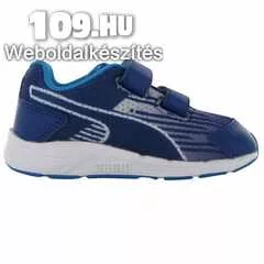22-es fiú puma cipő Sequence inf 54 kék gyerek sportcipő